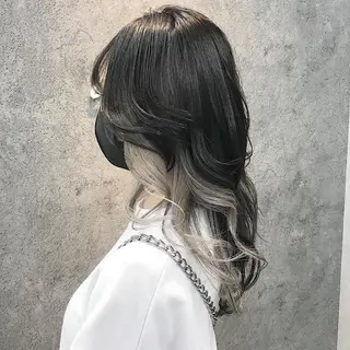 セミロング 所渉/韓国レイヤー /ウルフカットのヘアスタイル
