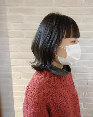 ミディアム カラー little×PORTO 元町所属・Topstylist ゆきこのヘアスタイル