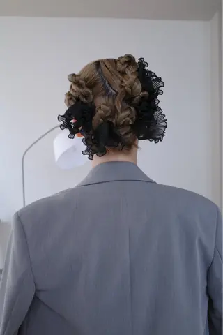 ミディアム tukka soin KOBE所属・NAGI ヘアメイクのヘアスタイル