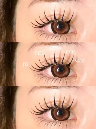 マツエク・マツパ Sour~un~ natsukiのマツエク・マツパデザイン