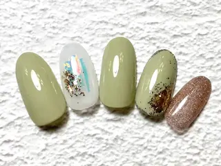 ショート ネイル Nailist Honamiのネイルデザイン