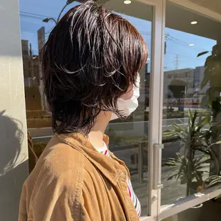 ミディアム パーマ 北九州美容室 🕊️わかな✂︎のヘアスタイル