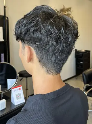 パーマ メンズ セジールヘアメゾン所属・韓国レイヤー/透明感 カラー🐈曾根高のヘアスタイル