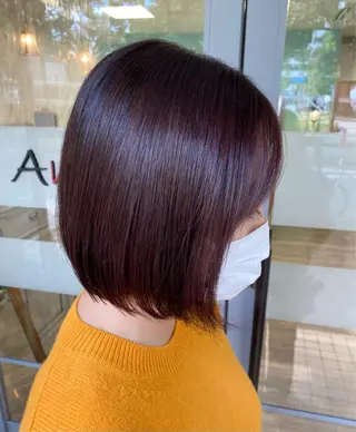 カラー 柳坪 まなのヘアスタイル