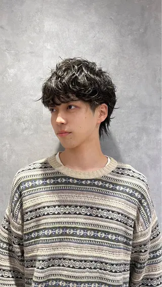 ミディアム メンズ 三浦 翔太のヘアスタイル