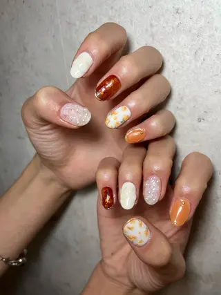 ネイル Amber21.所属・Nagahama Akariのネイルデザイン