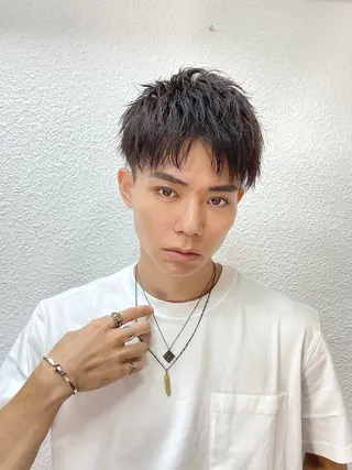 ショート メンズ メンズ/スパイキー ショート/isseyのヘアスタイル