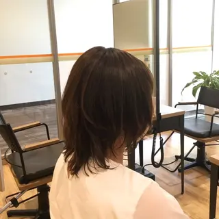 ミディアム 滝口 瑞季のヘアスタイル