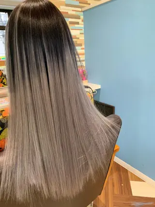 ミディアム カラー 髪質改善&Spa fee by carrefour 大橋店[フィー・バイ・カルフール大橋]所属・stylist Yukieのヘアスタイル