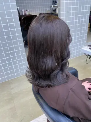 セミロング カラー ダブルカラー/ 横浜/JURIのヘアスタイル