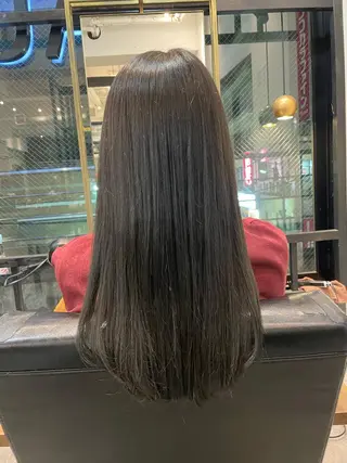 ロング カラー ブリーチなし透明感 タケザワミキのヘアスタイル