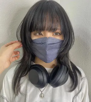 ロング hair salon dot.tokyo color所属・MANAMI 🥀ウルフカットのヘアスタイル