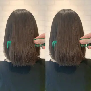 ロング 髪質改善 髪質改善カラーのヘアスタイル