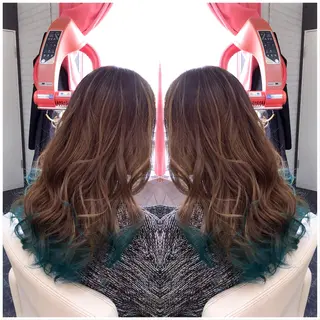 ロング カラー ヘアアレンジ Kimura Shinyaのヘアスタイル