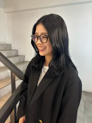 カラー ハイトーン/レイヤー nail 百咲💌のヘアスタイル