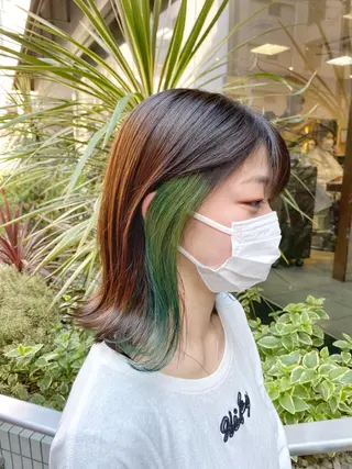 ミディアム カラー ブリーチ指名No.1 Daikiのヘアスタイル