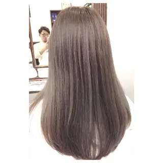 ロング カラー パーソナルカラー診断 できます　木曽　主博のヘアスタイル