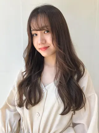 ロング カラー 韓国ヘア×髪質改善 /yoshikaのヘアスタイル