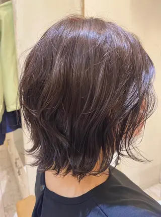 ショート カラー パーマ freelance lab所属・iizuka akiのヘアスタイル