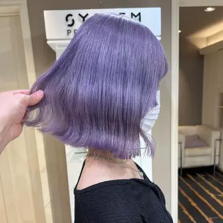 ショート カラー レイヤーカット/ボブ 韓国ヘア🪄REN.のヘアスタイル