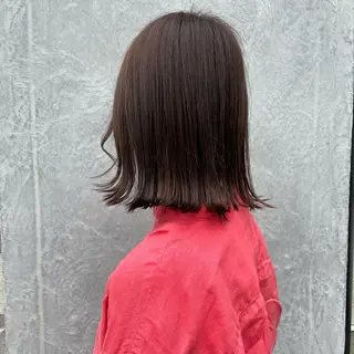 ミディアム カラー はちすか るかのヘアスタイル