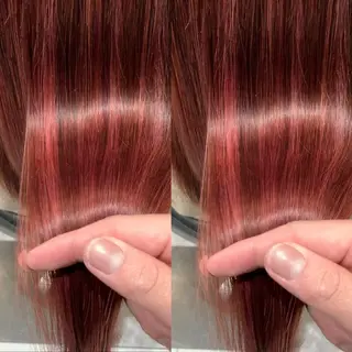 セミロング カラー 縮毛矯正/髪質改善/ 石橋代智のヘアスタイル