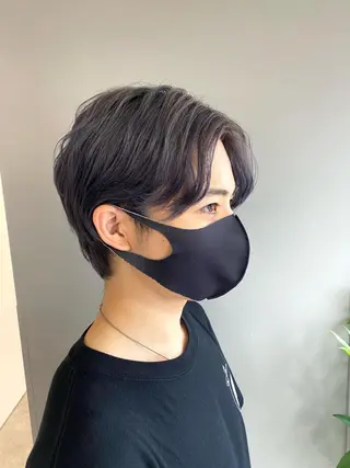 ショート カラー メンズ ボブ /ニュアンス/ satomi🧸💖のヘアスタイル