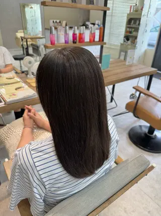 カラー 🫧毛先カット 🫧山中沙希のヘアスタイル