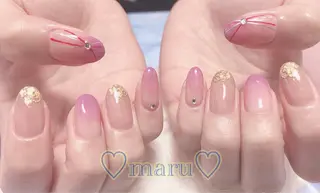ネイル まるみ ♡のネイルデザイン