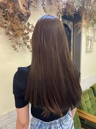 ロング 加藤 未夢のヘアスタイル