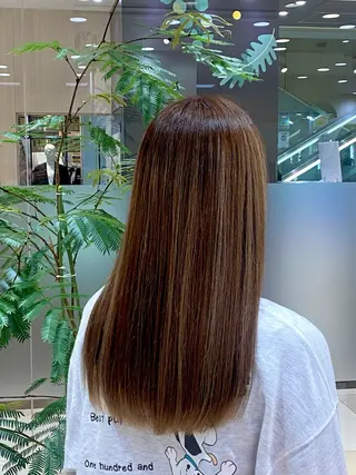 ロング カラー 大瀧 優奈のヘアスタイル