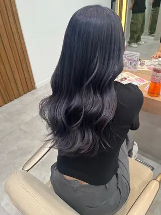 ロング カラー 木野田 萌のヘアスタイル