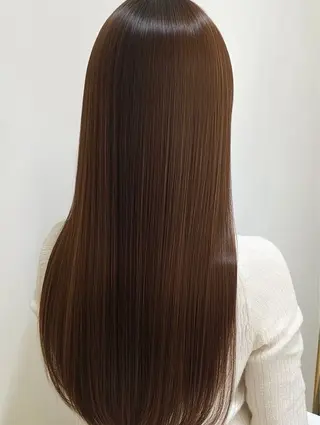 ロング はるか/阪急茨木/髪 質改善/透明感カラーのヘアスタイル