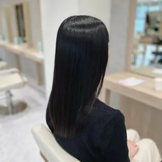 セミロング Ash宮前平店 鈴木和也のヘアスタイル