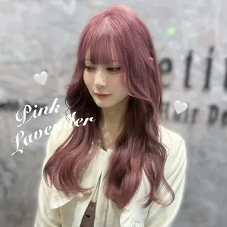 ロング カラー 暖色カラー🎀🎶 田辺 樹里のヘアスタイル