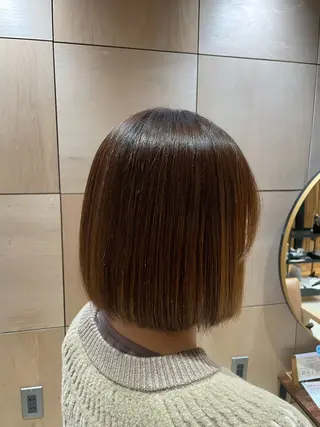 ショート パーマ 青木 紗耶のヘアスタイル