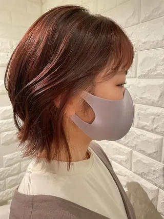 ショート カラー 英語ok sohee ソヒ 305号室のヘアスタイル