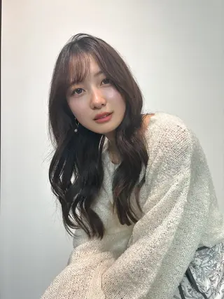 ロング 🫧ボブ／縮毛矯正／ 韓国／ゆーな🫧‪のヘアスタイル