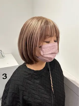 ショート カラー hair salon suiw所属・ハイトーンショート 特化‬吉田義隆のヘアスタイル