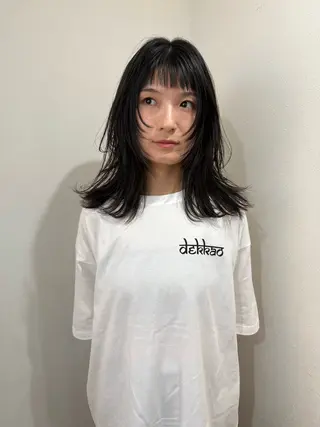 ミディアム 高田 翔平のヘアスタイル