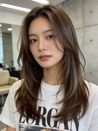 セミロング 店長/ショートウルフ 髪質改善/近藤大二郎のヘアスタイル