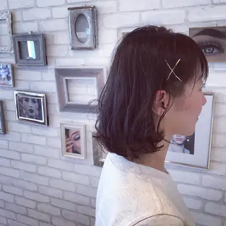 ミディアム パーマ ému エミュ　hair &spa所属・近藤 みゅうまのヘアスタイル