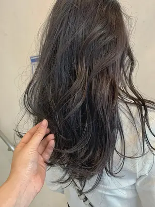 ロング 似合わせカットカラー ♡佐藤捺美のヘアスタイル