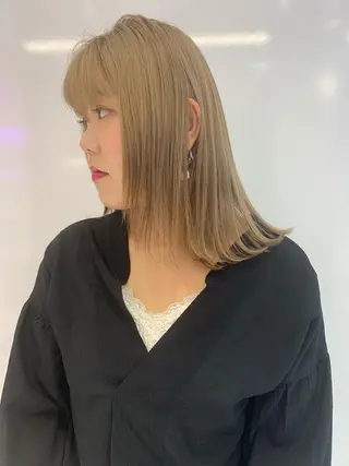ミディアム カラー share salon JAM 吉祥寺所属・レイヤー/ブリーチ HIKARU ♡のヘアスタイル
