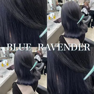 ミディアム 寒色＆ブリーチ特化 寒色MiOのヘアスタイル