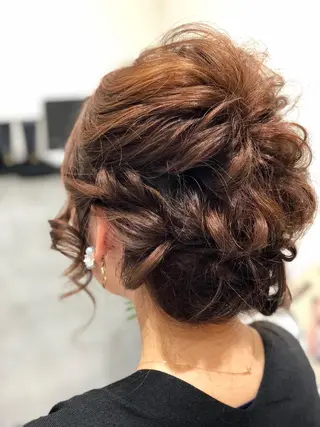 セミロング ヘアアレンジ RUBEUS【ルベウス】所属・✨艶々カラー🎨 杉本賢人のヘアスタイル