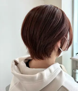 ショート カラー アベ ミスズのヘアスタイル