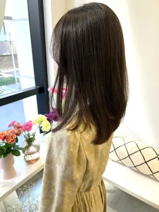 カラー 🎀花屋併設サロン 荘司まゆり🎀‪‪のヘアスタイル