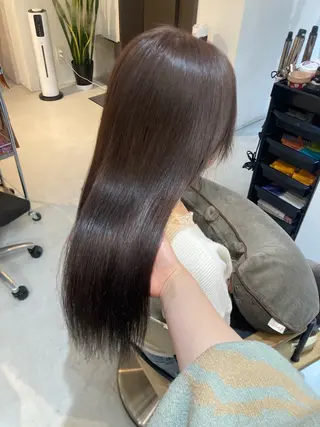 ロング ✨色持ちの良い艶 カラー✨蟹江真世のヘアスタイル