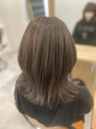 ミディアム カラー ❄️中野侑香❄️ ハイライト/ブリーチのヘアスタイル